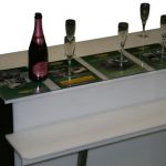 Bar pour stand d'exposition