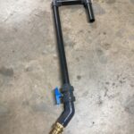Canne de remplissage PVC pour cuve de tracteur