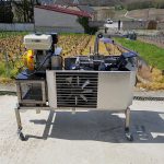 Effeuilleuse électrique sur chenillard