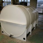 Cuve sur berce - Pour le transport du vin ou des produits de traitement