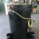 Installation de 2 roues pour déplacement par basculement vers l'arrière