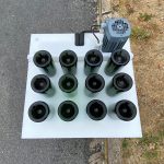 Bac de congélation des cols, 12 trous avec bouteilles champenoise
