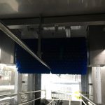 Brosse rotative de la laveuse de caisses LCIGC