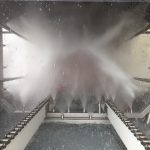 Laveuse de palox, construction en acier inoxydable - tunnel de lavage
