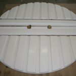 Rénovation pressoir traditionnel Coquard - Plateau en polyéthylène blanc