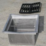 Station de traitement des effluents phytosanitaires - Panier filtre inox
